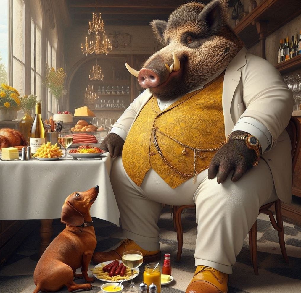 FrancAller_info's tweet image. — Non, mon Titi, ils font pas le supplément lasagnes à la crème avec les saucisses frites, comme à la maison.  
Mais Papa t'en fera pour ton quatre-heures, promis.

#MiamTime 
(bon 'app, les bipèdes)