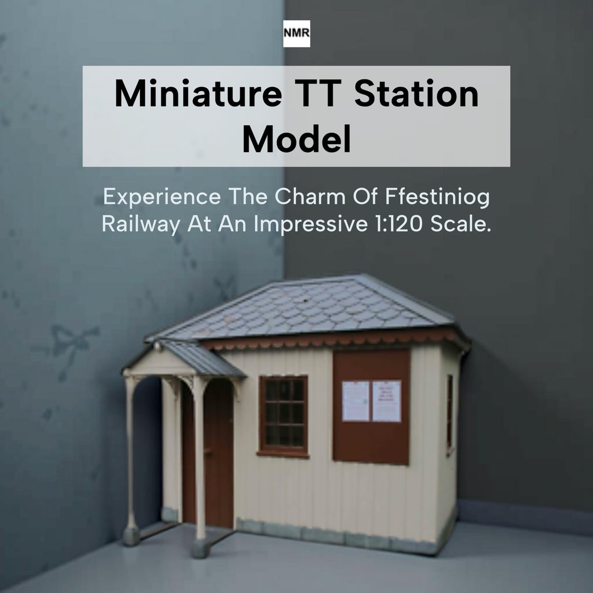 NRailworks's tweet image. Discover the art of model making! 🎨 The TT Station halt, a 1:120 scale replica, captures the charm of Minffordd station, measuring just 33mm x 30mm. Perfect for enthusiasts
.
.
narrowmindedrailworks.com/products/30459…

#ModelTrainHobby #NRM