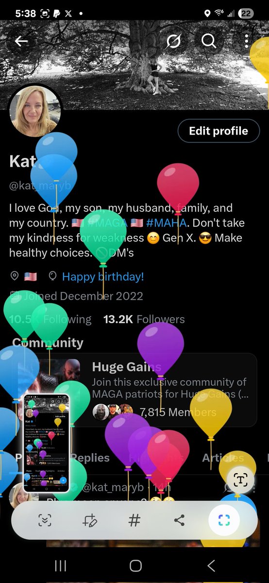 kat_maryb's tweet image. I don't feel 53. 🤔 lol. Thank you Jesus for waking me up today. 🙏I am beyond grateful for all of you here on X!! ❤️🌹 Truly Grateful!