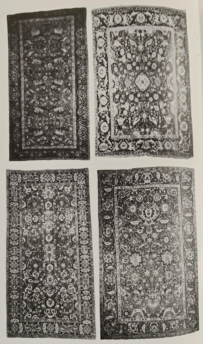 JamshidTajik1's tweet image. Herat in Khorasan is possibly the oldest carpet weaving centre in all of the Persian world.
The earliest geometric Persian rugs are known to have been woven there, and during the 16th and 17th centuries a specific style of dense floral patterning is attributed to Herat's looms.