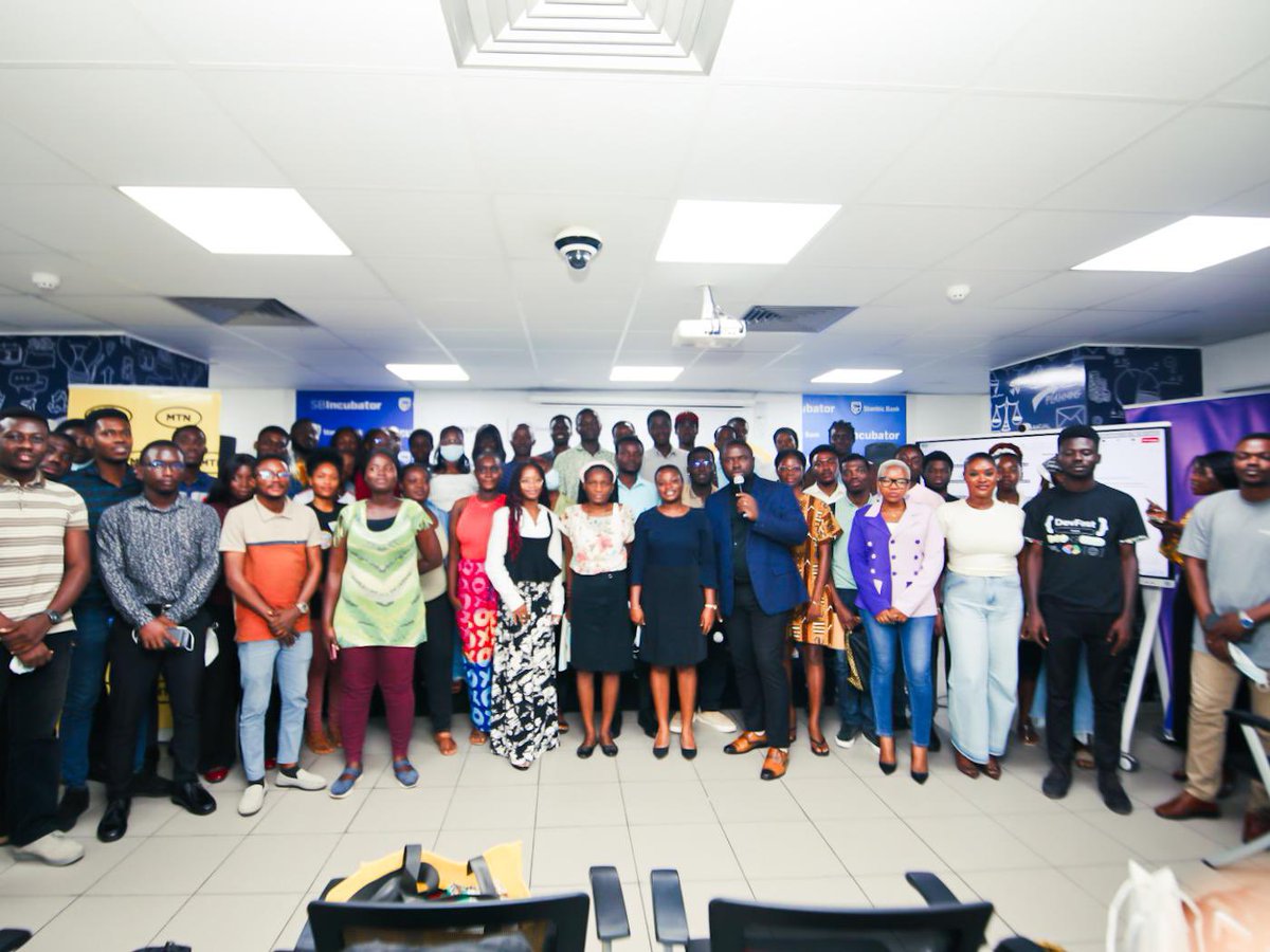 MTNGhana's tweet image. It’s been amazing connecting with so many bright minds during the MTN Pulse x Stanbic Bank Digital Skills Training. Thank you for being a part of this digital skills movement.
#MTNxStanbicDigiTraining