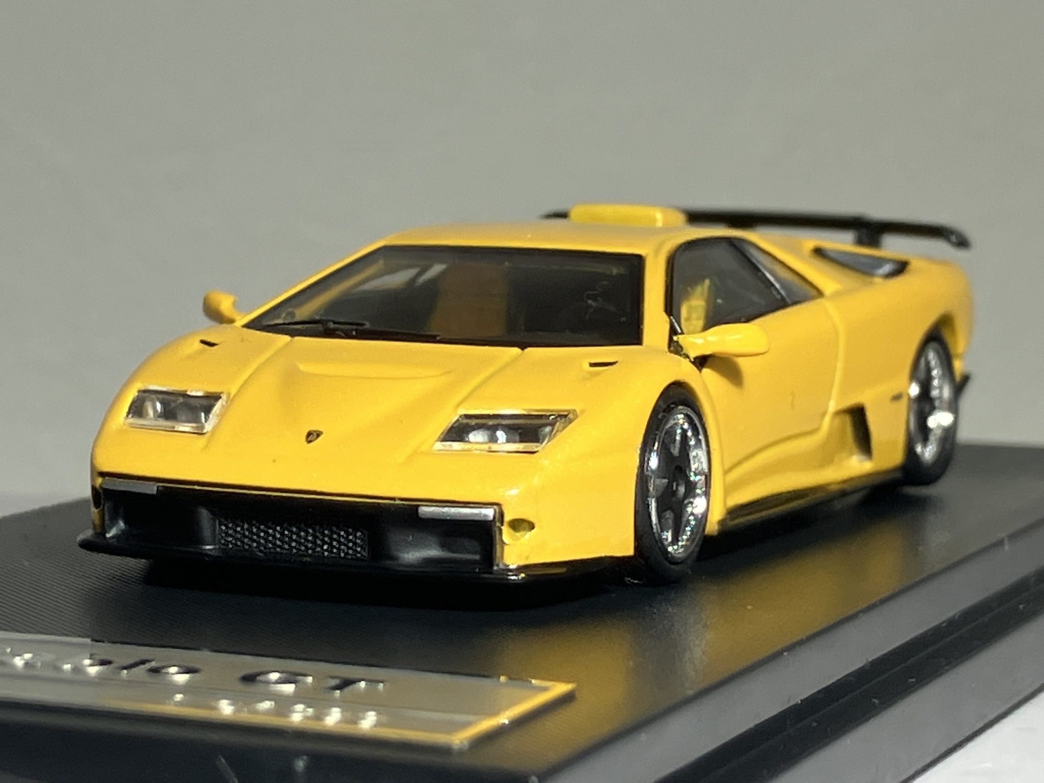 特価 SMTS (1/43) ランボルギーニ Diablo 1/43 ランボルギーニ ディアブロ ロードスター 黄色 イエロー