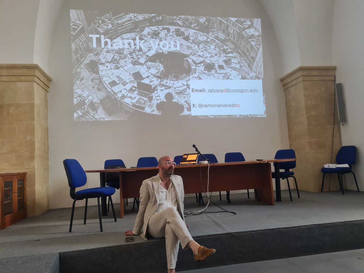 My last Q&amp;A in Noto, Sicily for the University of Messina. I talked about what a non-anthropocentric epistemology of science that accounted for computational methods would look like. Great group of researchers in the philosophy of computer science led by Nicola Angius.