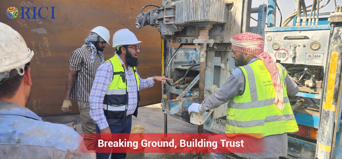 RICItc's tweet image. 🚧 RICI proudly completed its first geotechnical borehole testing for Celevend Bridge in Jubail — a milestone in delivering high-quality, sustainable infrastructure solutions.

#RICI #GeotechnicalTesting #Jubail #EngineeringExcellence #BoreholeTesting #Infrastructure