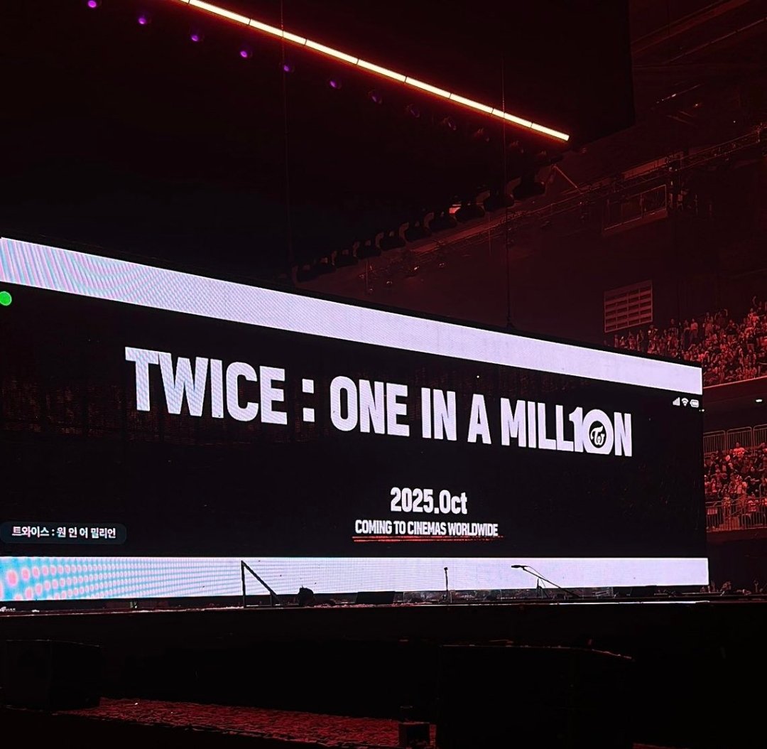 TWICE announces their documentary, One In a Million, out in cinemas in October.