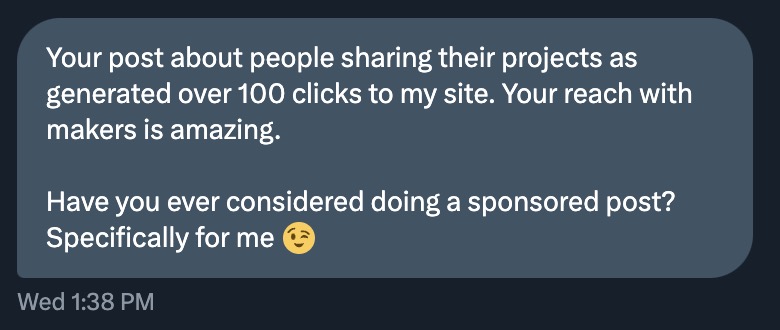 tibo_maker's tweet image. I've almost always said "no" to this
and I think I'll continue this way
but makes me incredibly happy that people can get their projects seen just by replying to my content