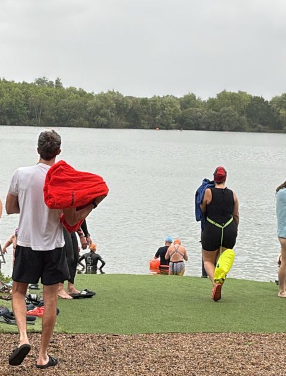 nicholasdwright's tweet image. Fantastic open water swim this morning - water temp a very pleasant 22.5C. So friendly at Luxborough Lake!