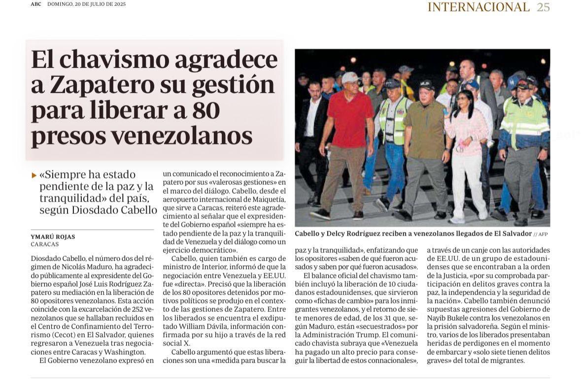 IdiazAyuso's tweet image. Zapatero y Sánchez pretenden liderar el comunismo en el mundo disfrazados de “demócratas”, mientras separan a España de las primeras potencias, aislándola.
Un daño a nuestra seguridad, integridad, reputación, intereses, empresas e inversiones, que nos lastrará mucho tiempo.
