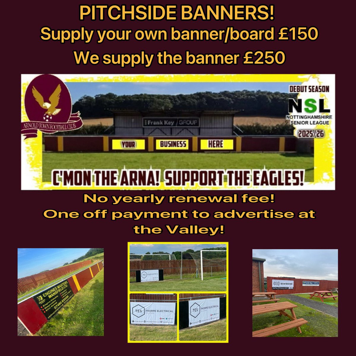 TheOfficialATFC's tweet image. Great advertising opportunities!
Join us at Eagle Valley 🦅