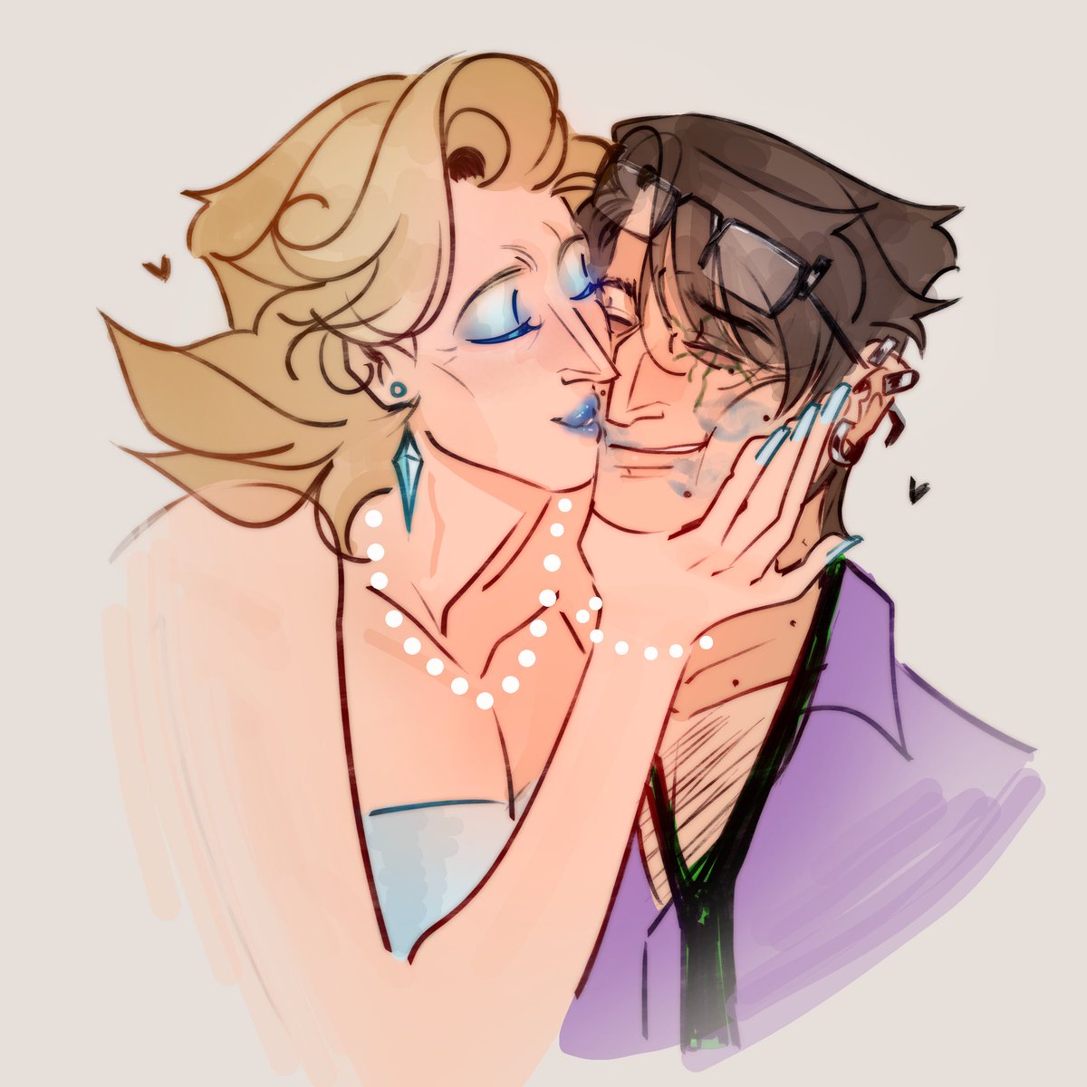 Chosentragedy's tweet image. Will be very busy the next few weeks, so have this for now ๐ฉต๐
#Emmabruce #MarvelRivals