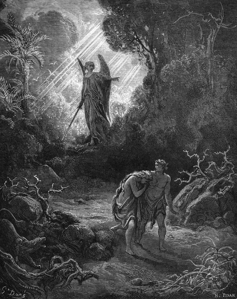 AgainstAtheismX's tweet image. Man's origin wasn't evolution.
It was Eden.