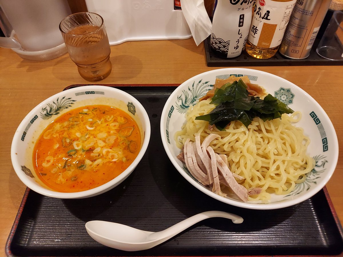 西川口駅前の日高屋で夕飯。
麦芽ジュースは無し！