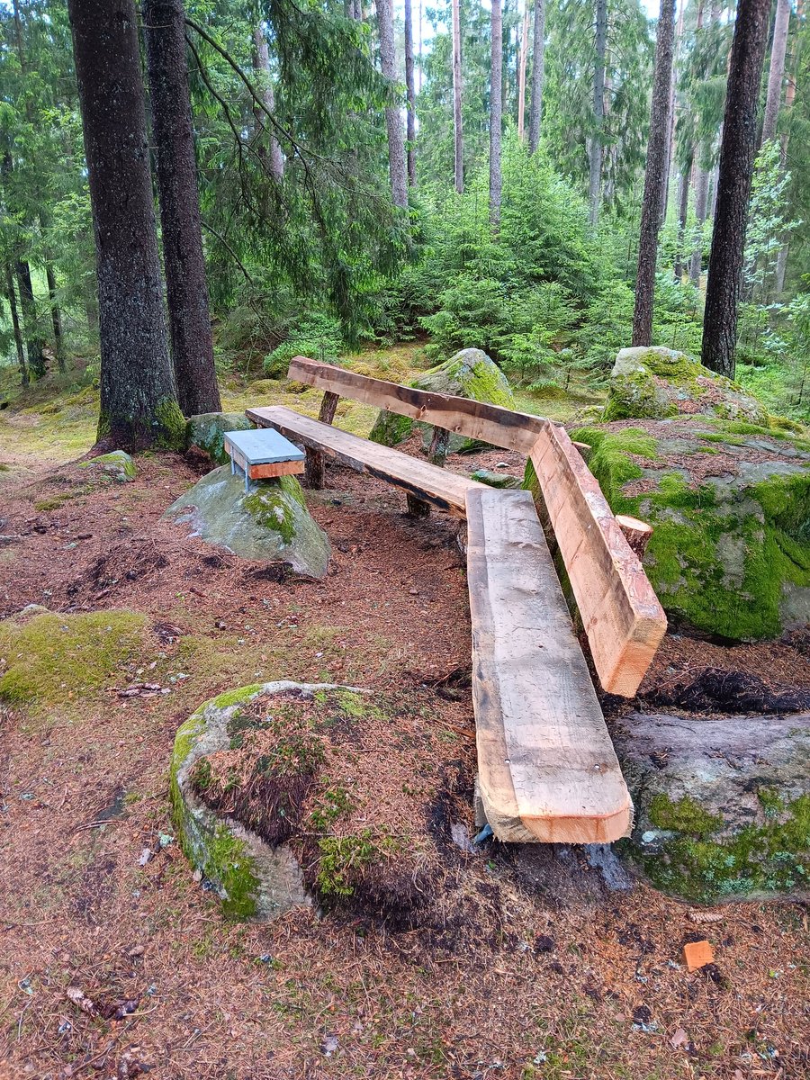 AnetteJonasson's tweet image. A lovely #bench by the trail🫠🌳💚
#sundaybench