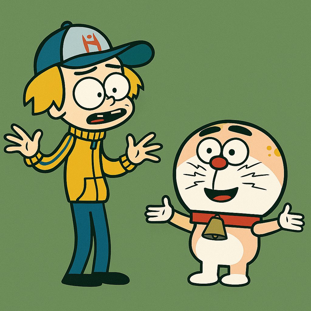 Nikotxan's tweet image. Joder qué ilusión, la versión Hanna-Barbera de DonRamón y Perchita parecen sanos…y buenas personas! 🥲