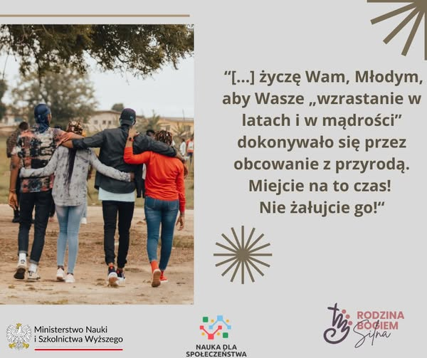 Wakacje to czas wolny od szkoły i lekcji, ale pełen okazji do wzrastania w mądrości, o czym przypominał młodym Jan Paweł II 😃