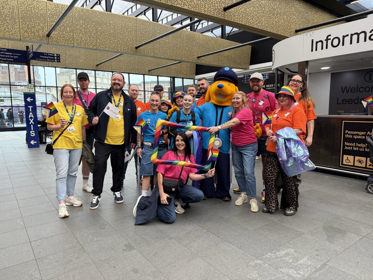 northernassist's tweet image. We’re heading to Leeds pride today. If you see us come and say hello!💙🌈
#LeedsPride #NorthernTrains