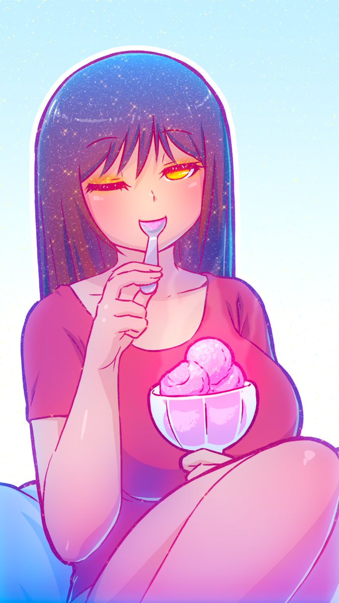 Mikeinelart's tweet image. Random doodle: Ice cream