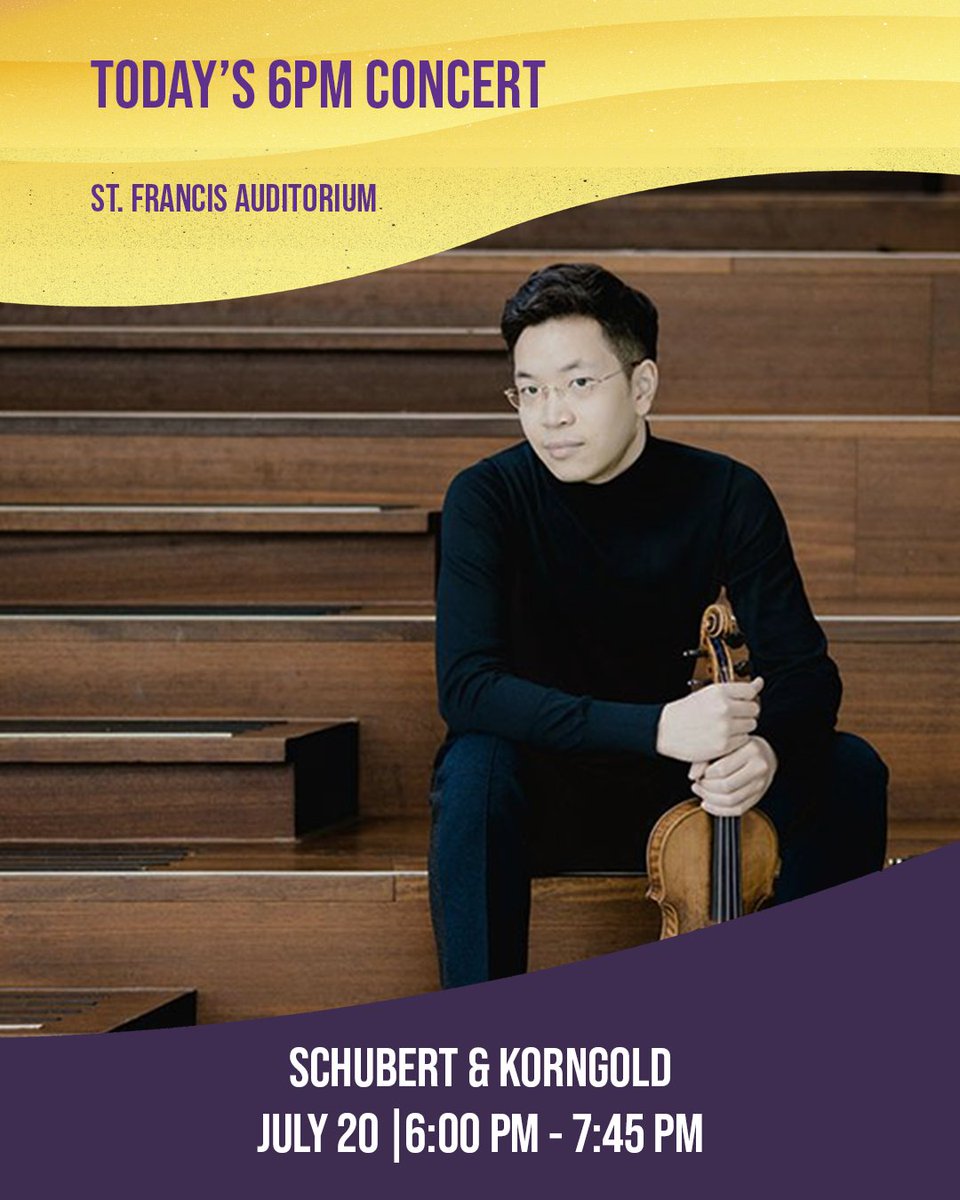 Today's #concert a mix of rare #schubert and beautiful #korngold with <a href="/PaulHuang9/">Paul Huang</a> and #YuraLee #idakavakian #markkosower <a href="/JuhoPohjonen/">Juho Pohjonen</a> #tobyappel Come to the #festival #santafe #NewMexico <a href="/classicalkhfm/">classicalkhfm</a> <a href="/santafeopera/">Santa Fe Opera 🌈⚡️🌵 open-air opera #SantaFeOpera</a> <a href="/SantaFeReporter/">Santa Fe Reporter</a>