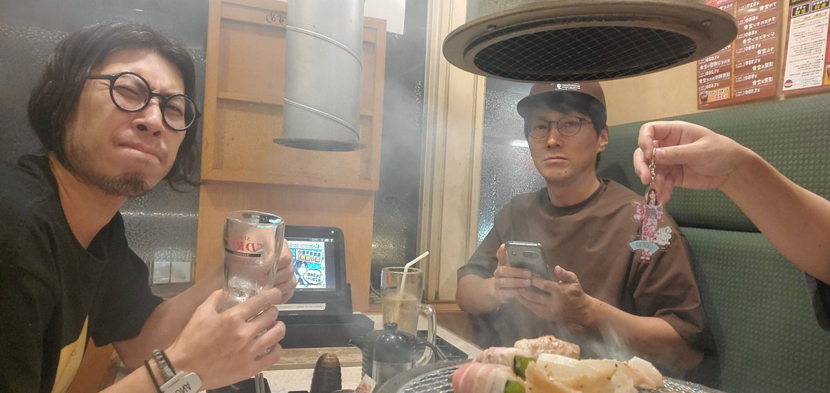 LittleHeather Rec day2を終え焼肉でした。