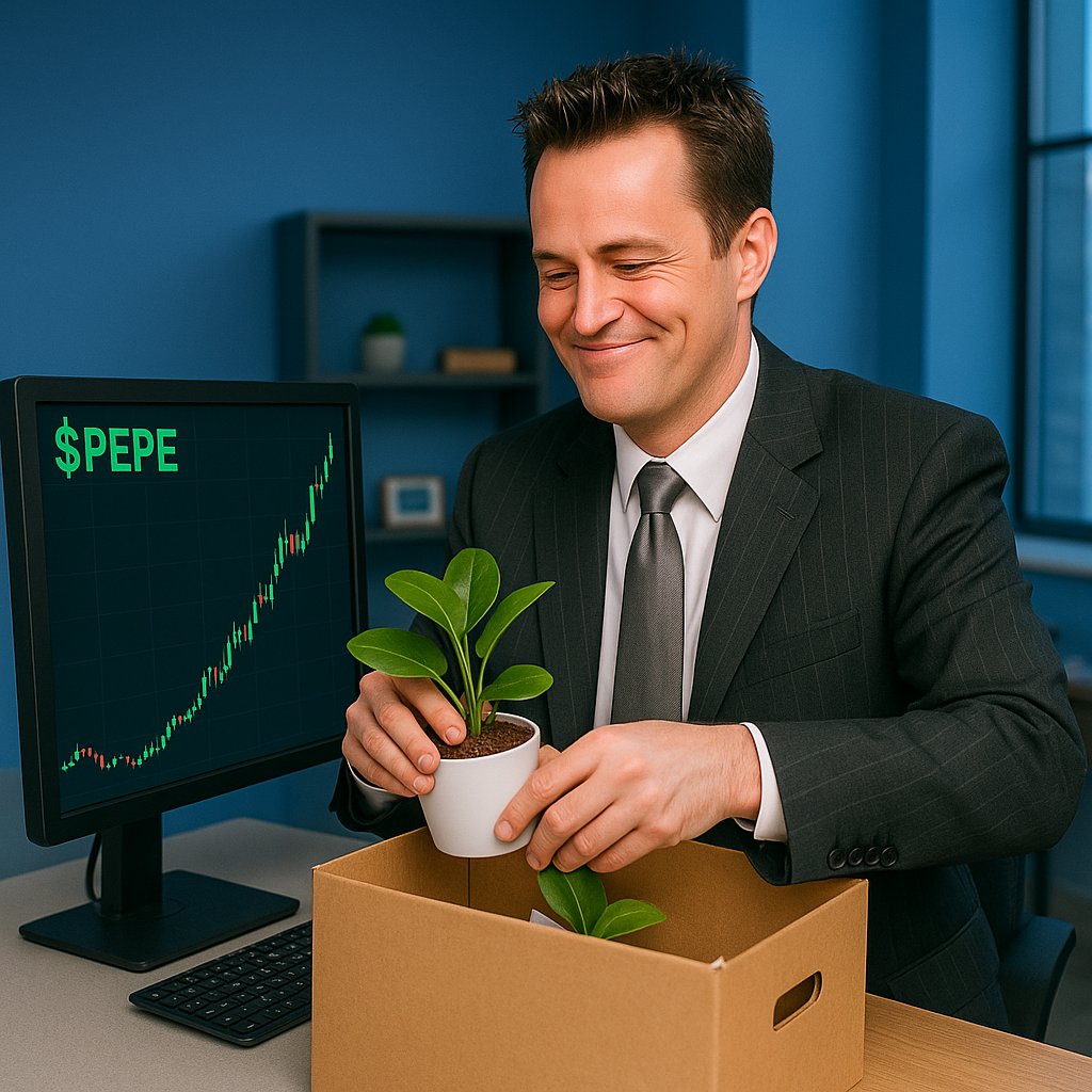 ChandlerCharts's tweet image. My boss tomorrow: Why are you late to work?
Me: What work?
$PEPE 🐸