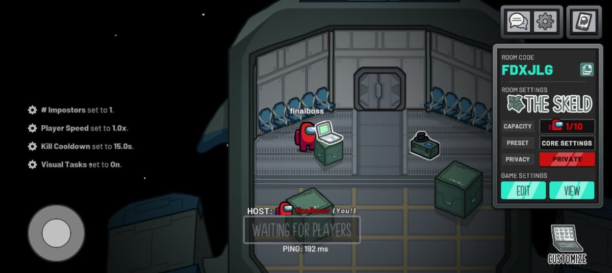 We are playing Among Us , anyone interested can join