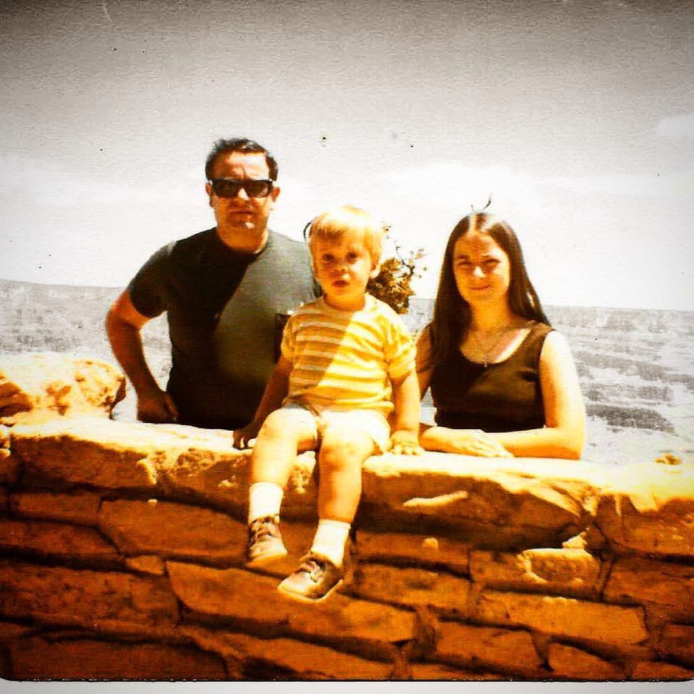 Happy Birthday to my Beautiful Big Sister Brenda Wickemeyer. Here's a pic of us with our Dad Dallas Moore Senior at The #GrandCanyon in 1972. #HappyBirthday