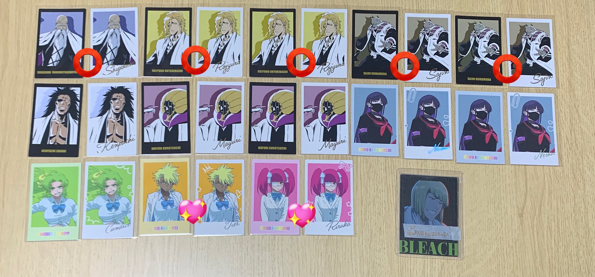 BLEACHWORLD マット缶バッジ　カード　ステッカー　クリアミニ色紙　ネム BLEACH WORLD クリアミニ色紙 マット缶バッジ 日番谷冬獅郎