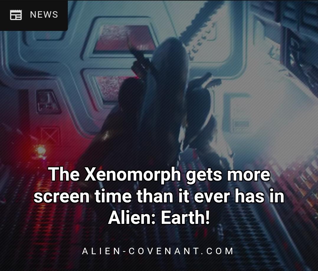 scifiedcom's tweet image. The #Xenomorph gets more screen time than it ever has in #AlienEarth!
alien-covenant.com/news/the-xenom…