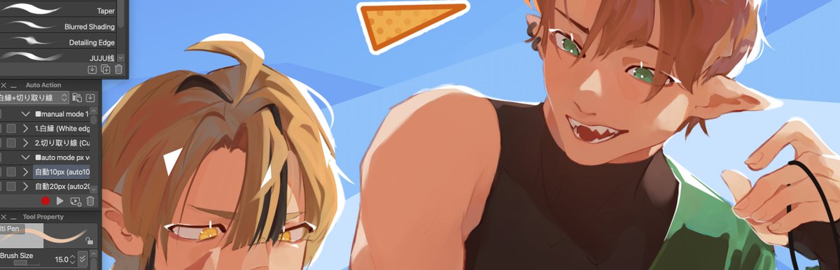 StoopidSmoo's tweet photo. #artfight Shark revenge WIP?!?! 🦈

#moots Does anyone have a cool WIP right niw... im nosey https://t.co/JxAl5W5nB6