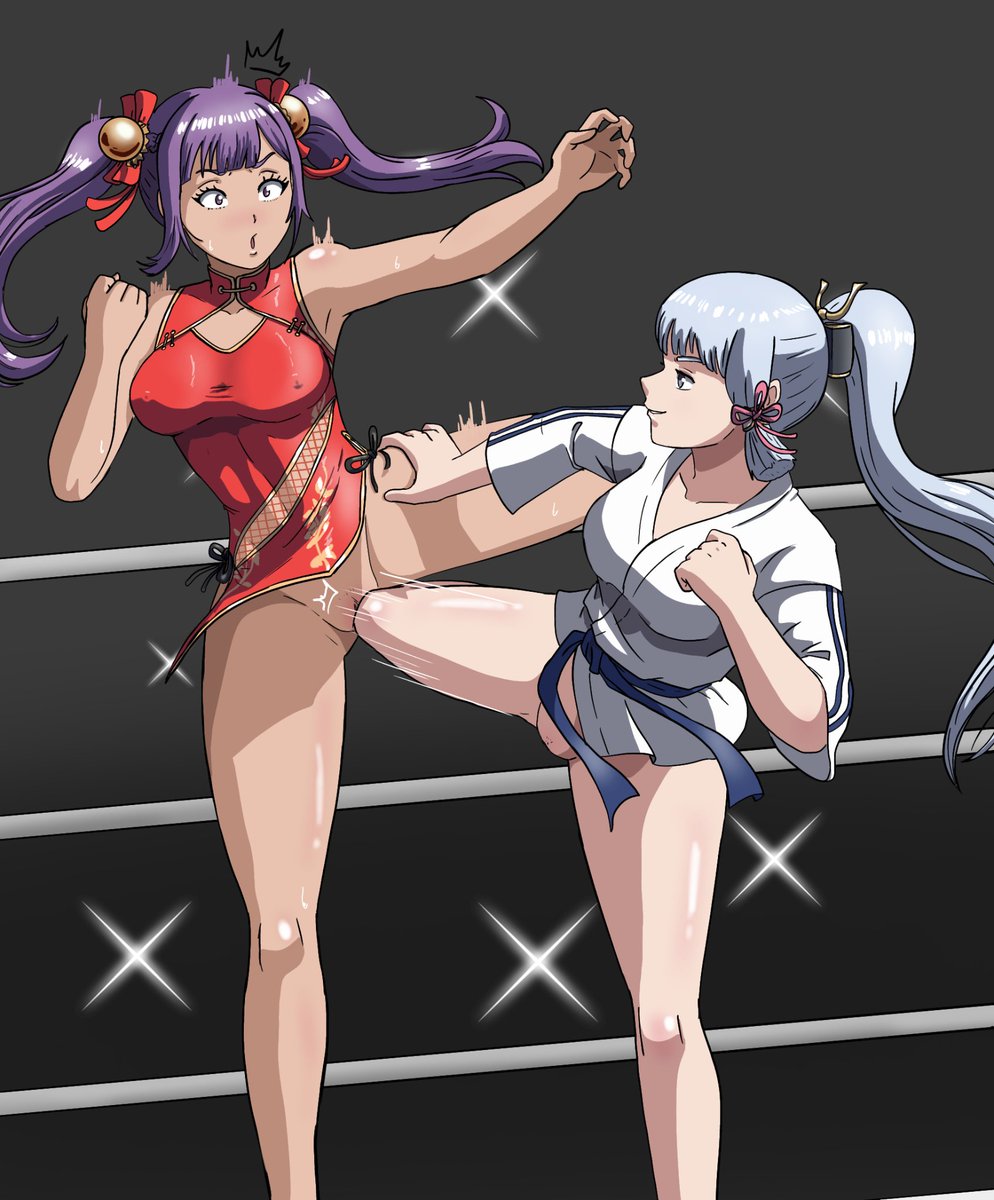 Yumi never learns her lesson about protecting her weak spot!

Art by <a href="/cristicko3845/">que ladilla(comissions open)</a>