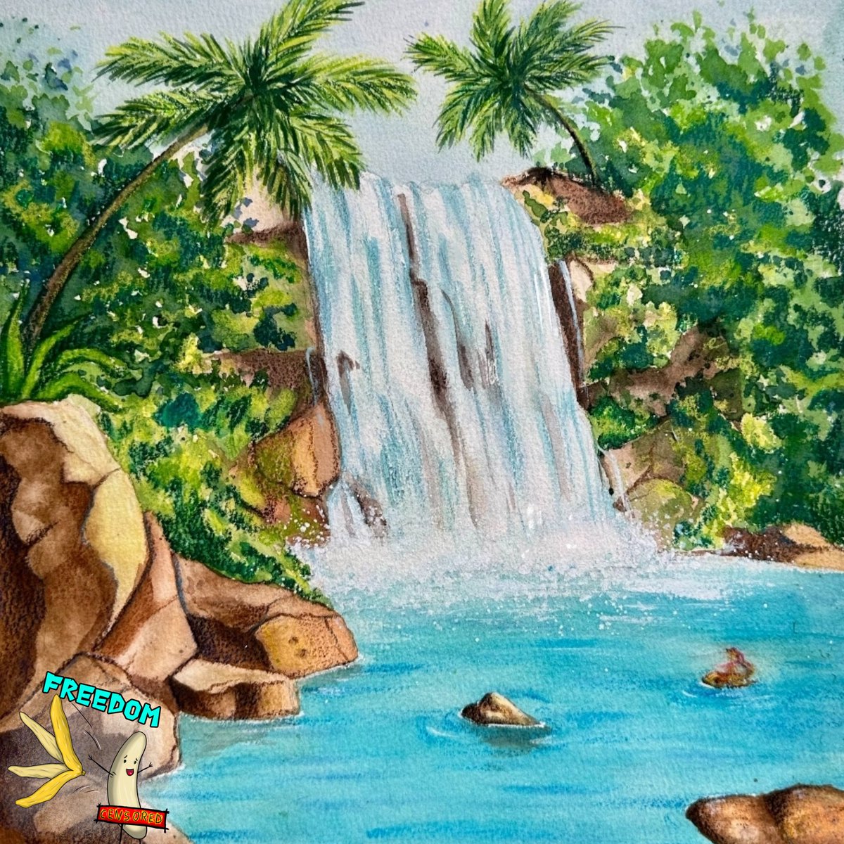tesnicart's tweet image. I have just collected &quot;A heavenly place&quot; by @mila_art_draw on @objktcom
Happy Sunday dear 🤗🫂

P.S. You can find this art here:
objkt.com/tokens/KT18z9E…