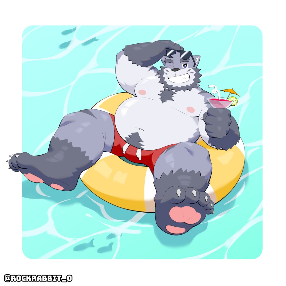 Rockrabbit_0's tweet image. Commission on Facebook