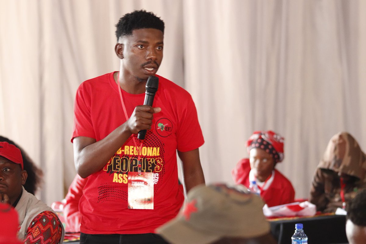 EFFGautengProv's tweet image. 🚨In Pictures🚨
Commissar Mgcini Tshwaku, the Convener of EFF Tshwane SubRegion 3, delivered a Political Overview, detailing the Economic and Political Conditions of Region 3 and expected task of the Subregional structures.
#EFFSRPA