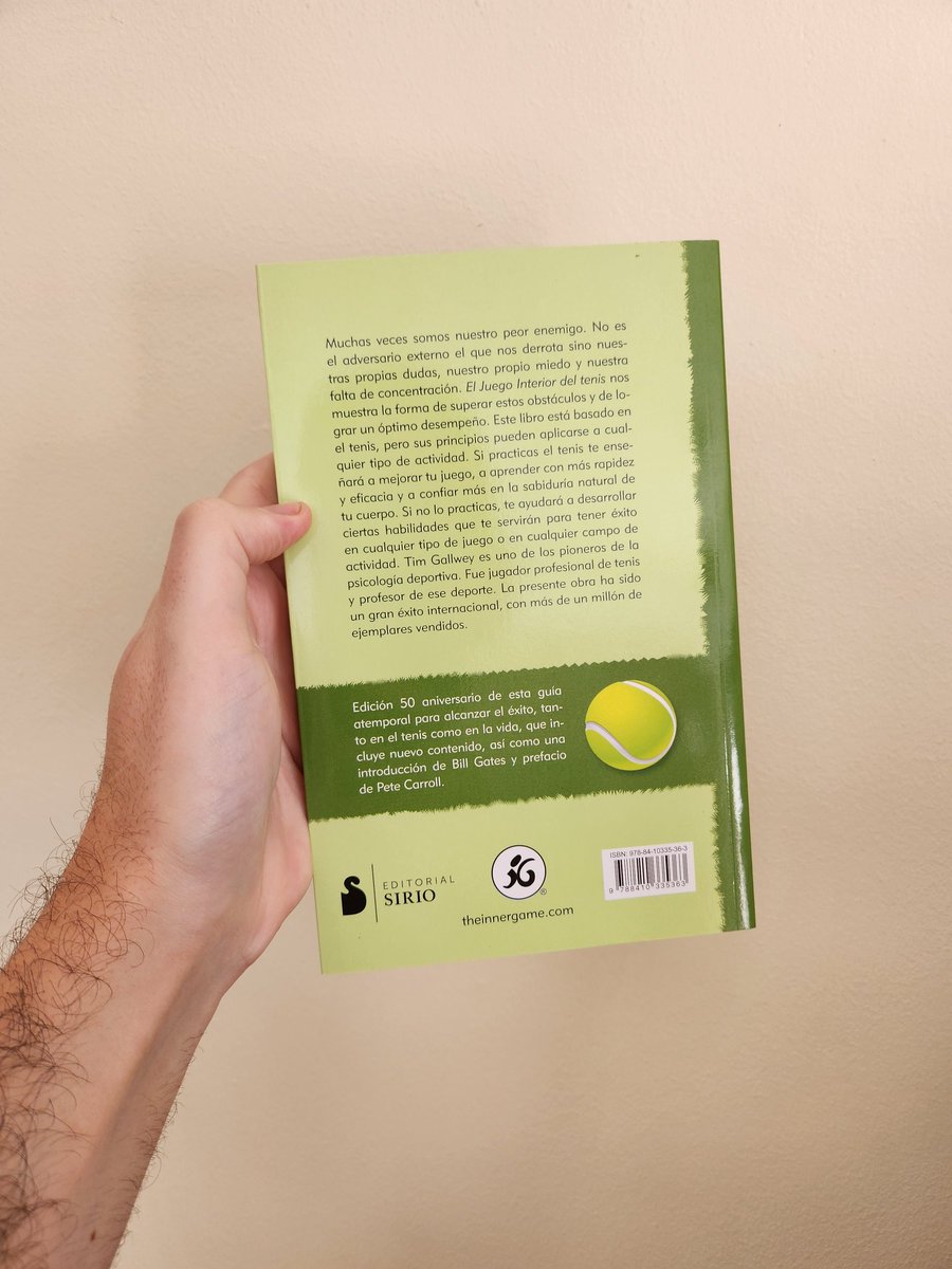 Librosfanaticos's tweet image. 🎾 El juego interior del tenis es el libro que no le puede faltar a ningún tenista, ya sea profesional o amateur.
😍 Edición especial 50° aniversario.
Pedilo ahora: libreriafanaticos.com/producto/el-ju…