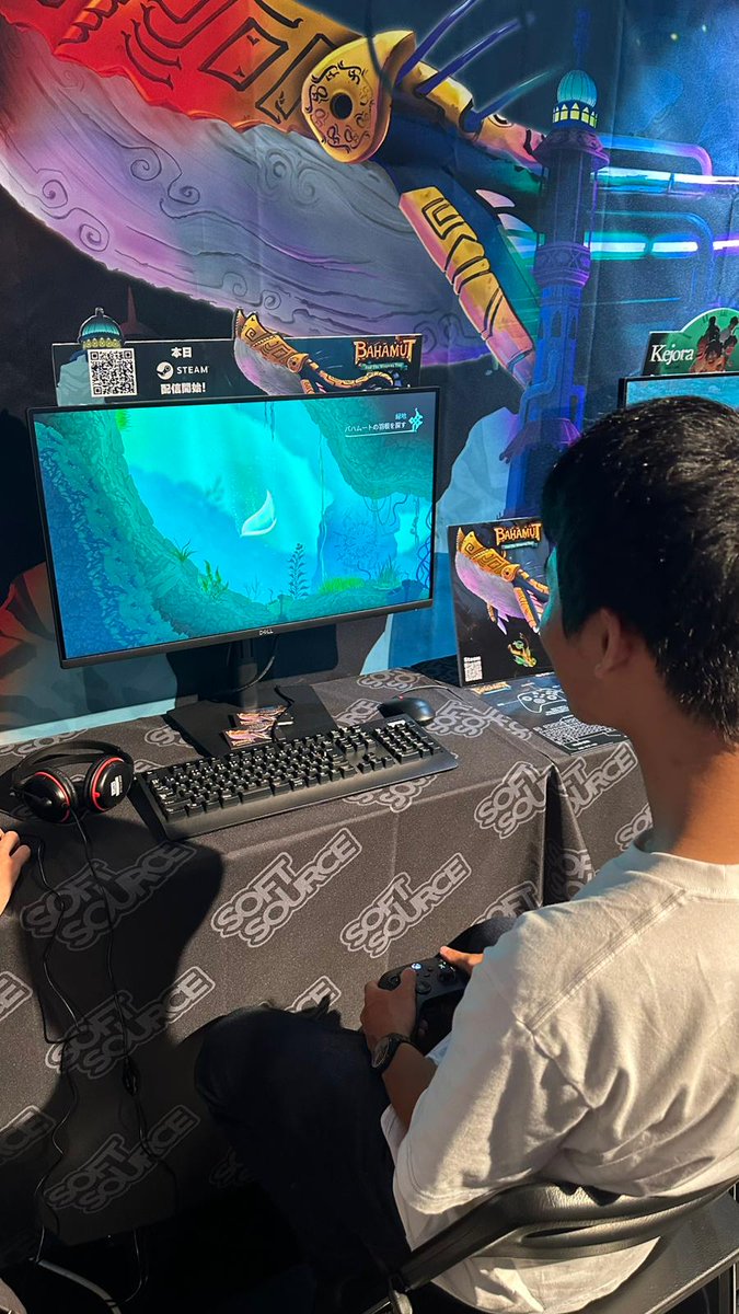 StarvaniaStudio's tweet image. That&apos;s a wrap on #Bitsummit2025 ! 

It was an absolute blast and a huge honor to showcase Bahamut and the Waqwaq Tree at Japan’s biggest indie game event, @BitSummit!🐋🌳

Massive thanks to @softsource for representing us and holding it down at the booth all weekend! 💙…