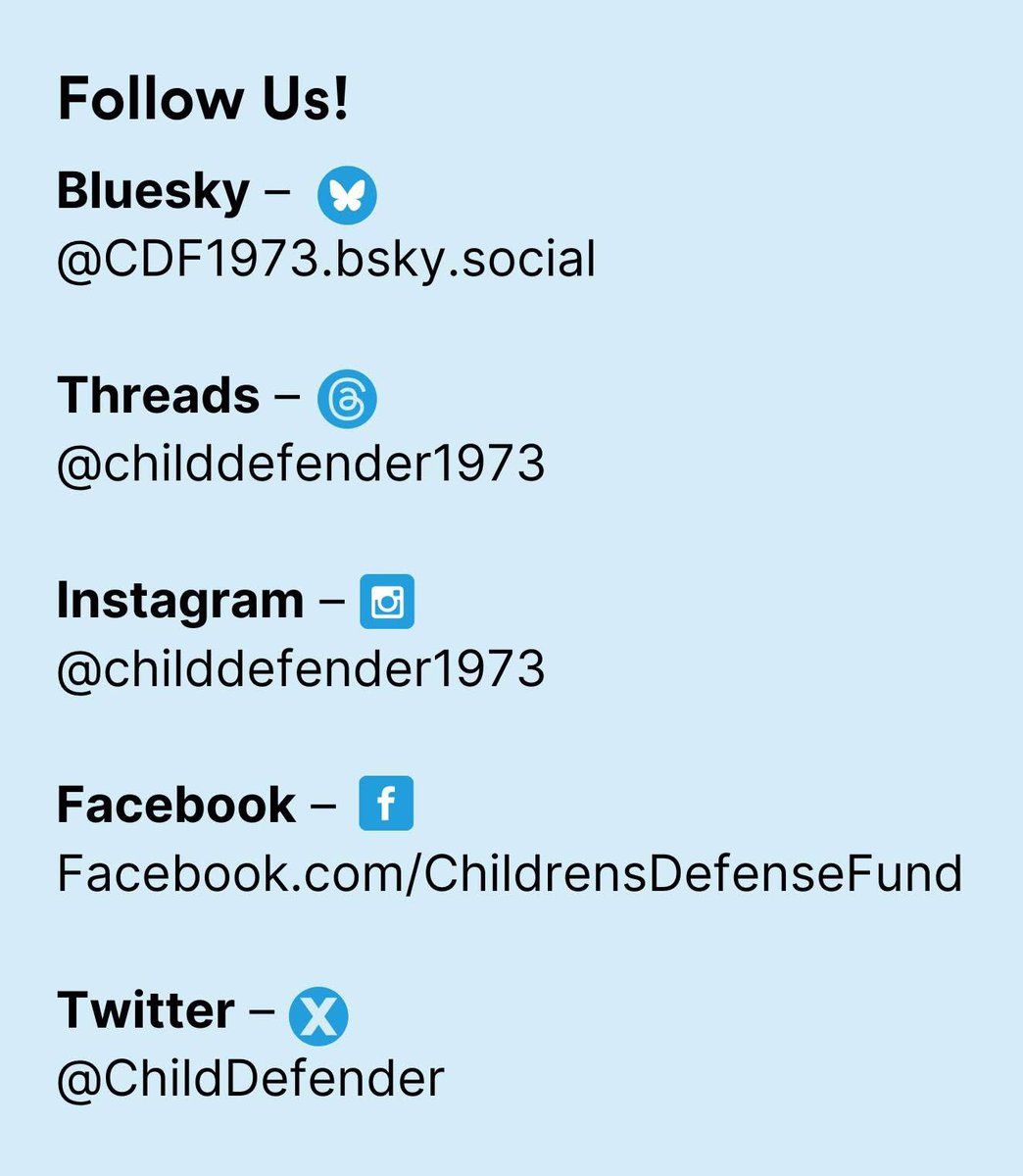 ChildDefender's tweet image. Want the latest on policies shaping the future for America’s children and youth? Follow Children’s Defense Fund on every platform to stay informed and inspired.