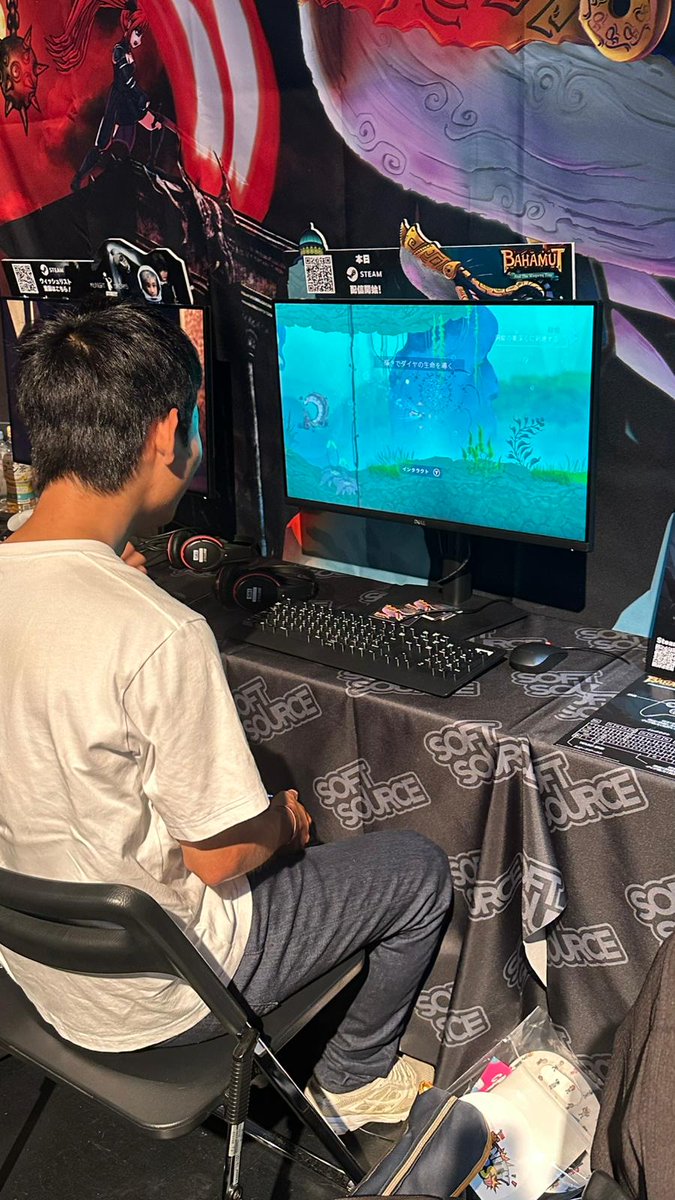 StarvaniaStudio's tweet image. That&apos;s a wrap on #Bitsummit2025 ! 

It was an absolute blast and a huge honor to showcase Bahamut and the Waqwaq Tree at Japan’s biggest indie game event, @BitSummit!🐋🌳

Massive thanks to @softsource for representing us and holding it down at the booth all weekend! 💙…
