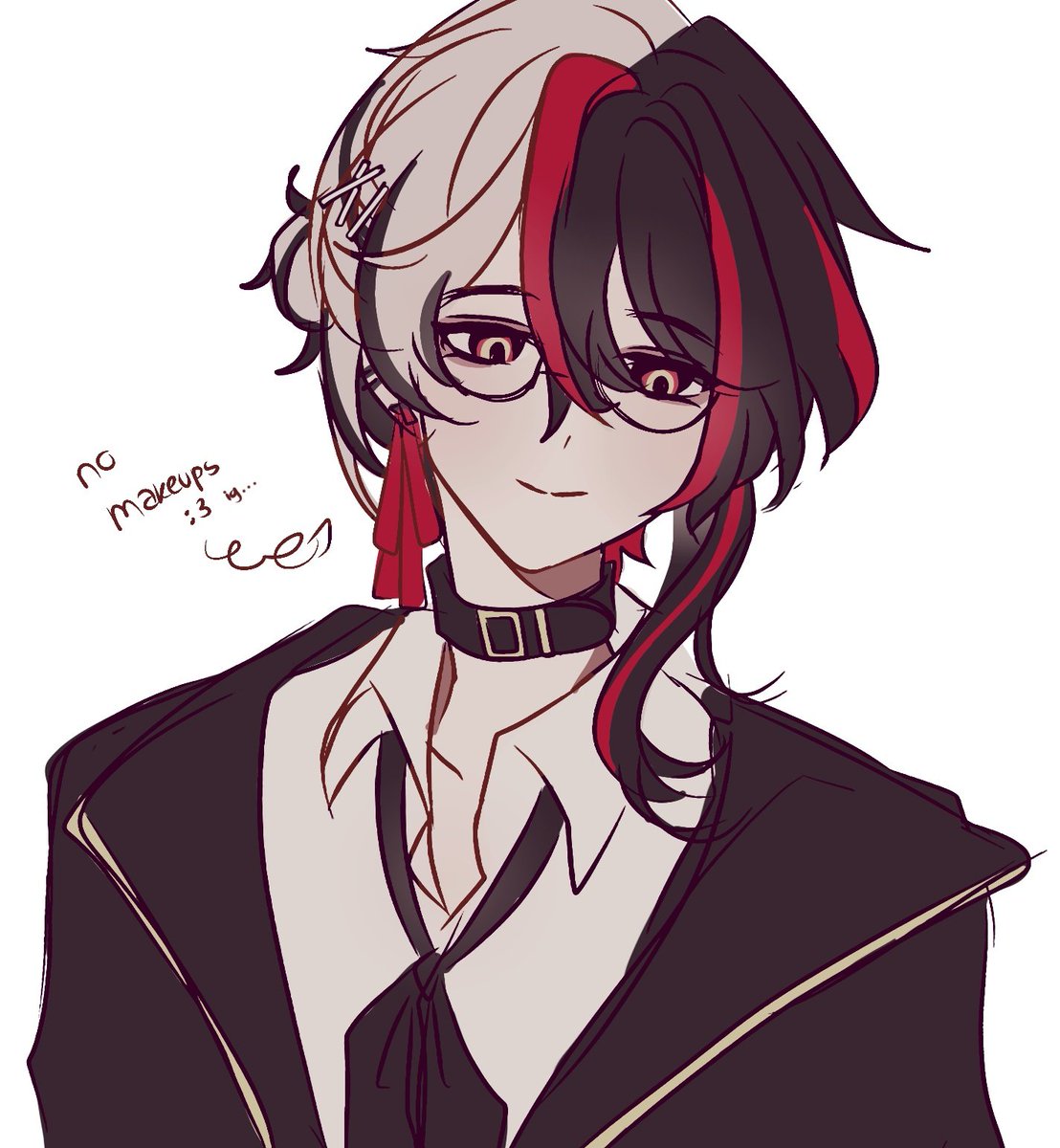 breadmilqq's tweet image. [OC] casual wear.... I think I like messy buns