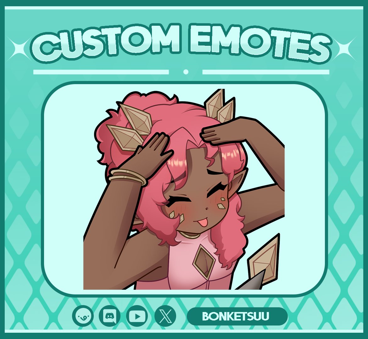 ❤️Commissions from <a href="/novablue_possum/">nova blue</a> ❤️
Thank you for your commission!
.
.
.
my commission is still available, DM me for order! on my VGEN : vgen.co/Bonketsuu 

#emotes #art #commissions #commissionsopen #illustration #ArtistsOnTwitter #VGen #VGenComm