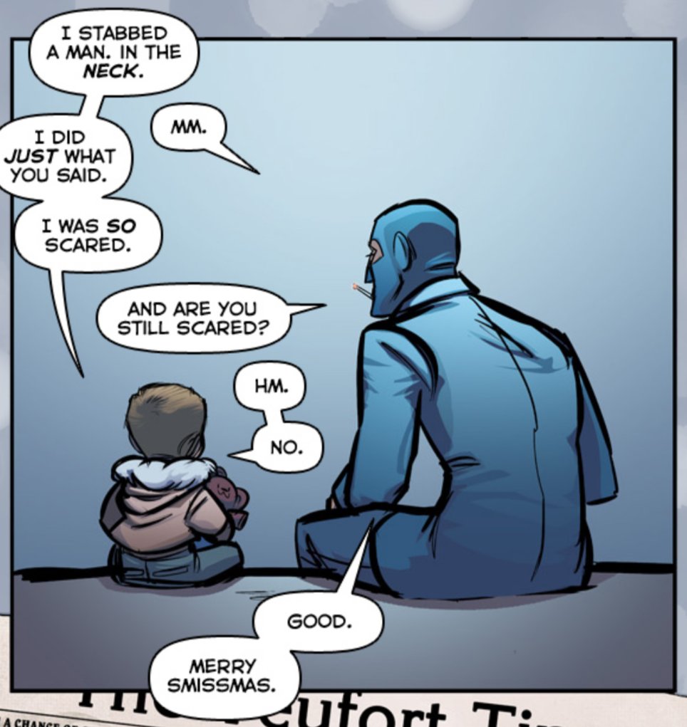 Midnight_Frappe's tweet image. this bitch really be paying attention to all kids but his own 😭💔 scout probably shoved a lego up his nose in spy&apos;s care