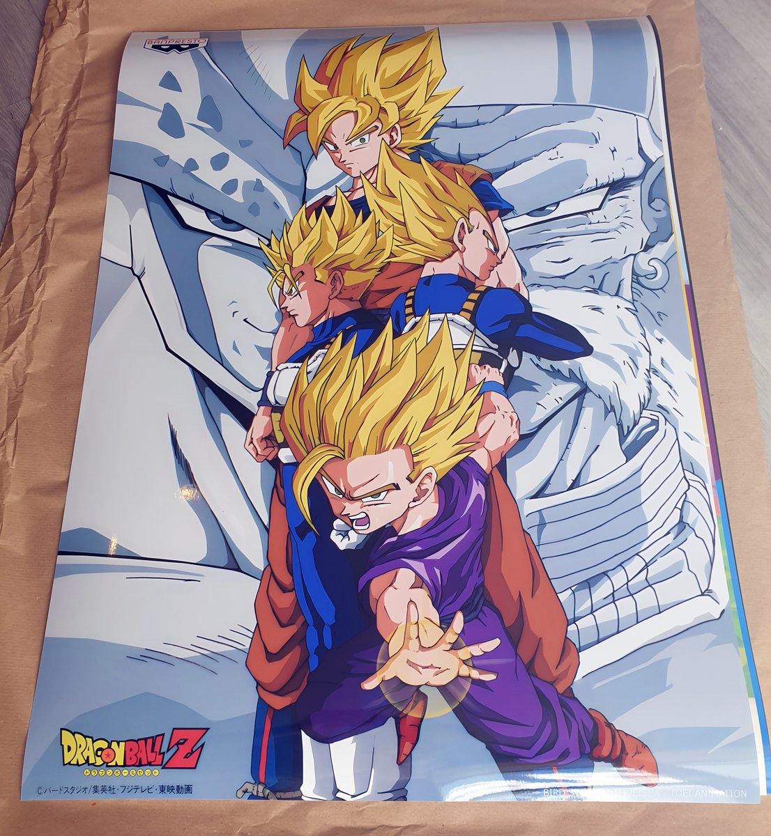MajinJ8C's tweet image. Commission : DBZ Super Battle 2 by BANPRESTO version alternative
(Ma toute premiere restauration de 2016, que je trouve vraiment faible aujourd'hui, mais quand un client veut absolument cette version, on n'insiste pas 😅)
Je mets l'original à coté ➡️