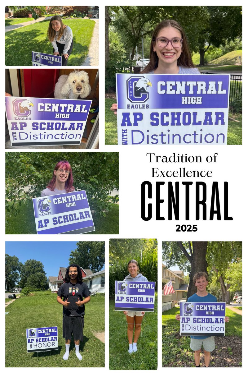 AP Yard Signs Are On Their Way!
Over the next few weeks, we’ll be delivering signs to celebrate our amazing AP Scholars! Keep an eye out- you might see one in your neighborhood! <a href="/OPSCentralHigh/">Central High School</a>