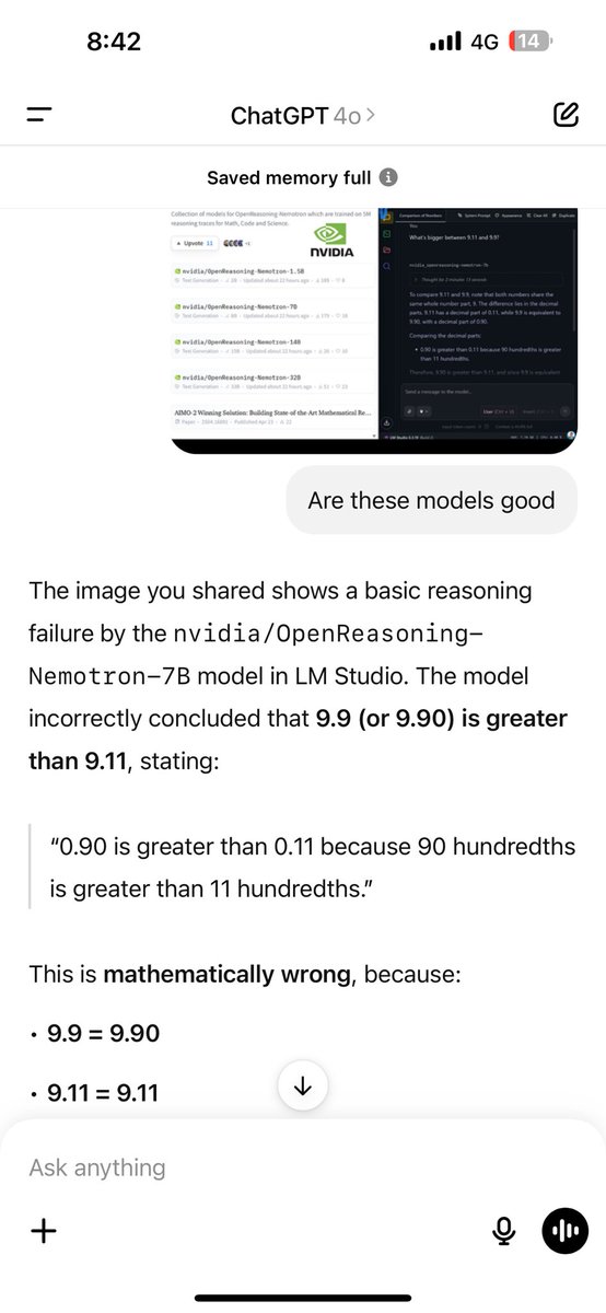 Shankar M (@shankar_aca) on Twitter photo I wanted to ask chatGpT if these models were good and it’s hilarious that <a href="/sama/">Sam Altman</a> thinks they achieved AGI😂😂 I wanted to ask chatGpT if these models were good and it’s hilarious that <a href="/sama/">Sam Altman</a> thinks they achieved AGI😂😂