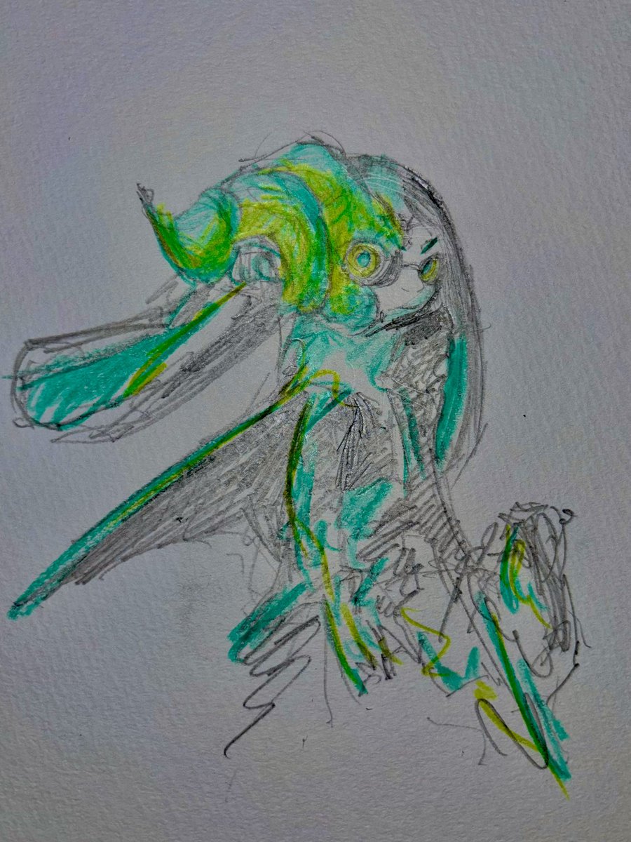 yotta10_24__'s tweet image. あの日倒せなかった残穢
#ネリモノ　#三号　#スプラトゥーン2 #オクト　#ヒーローモード　#ネリモノ三号　#イラスト