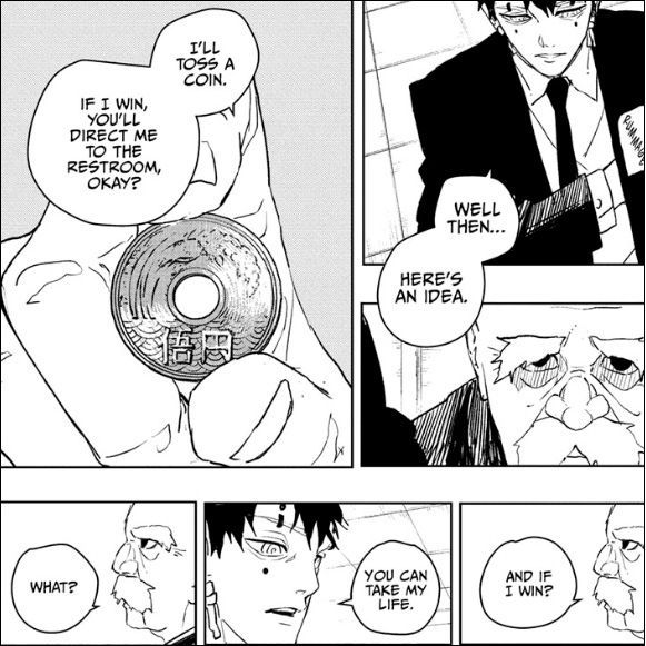 shonenjump's tweet image. What’s the most you ever lost on a coin toss?
Read Kagurabachi, Ch. 87 in Shonen Jump for free! buff.ly/FVK7c0Y