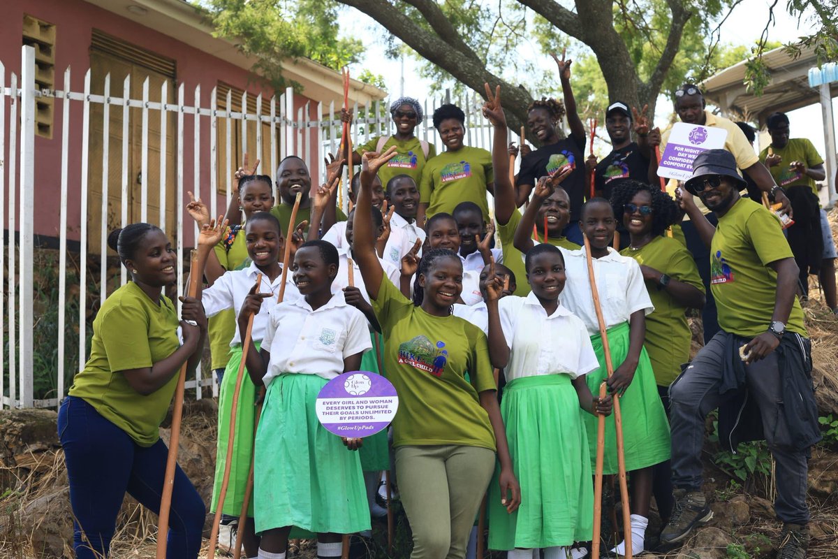 TACSEVU's tweet image. "Menstruation is normal,
No need to fear.
Menstruation is normal know your menstrual cycle." The little girls sang!
#Hike4GirlsUg
#EndMenstrualStigma