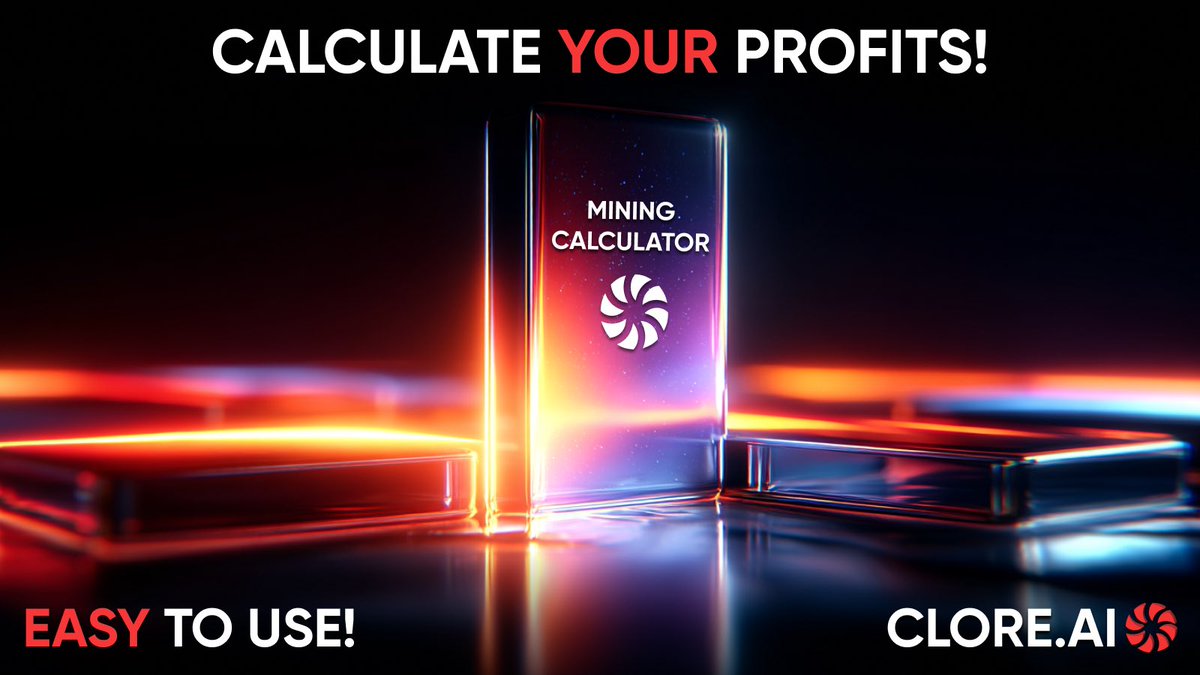 Stop guessing about your mining potential! 🤔💰 With our easy-to-use mining calculator, finding out your earnings is just a couple of clicks away! 🚀 Come and test it for yourself! 🔗 clore.ai/mining-calcula… #CLOREAI #CryptoMining