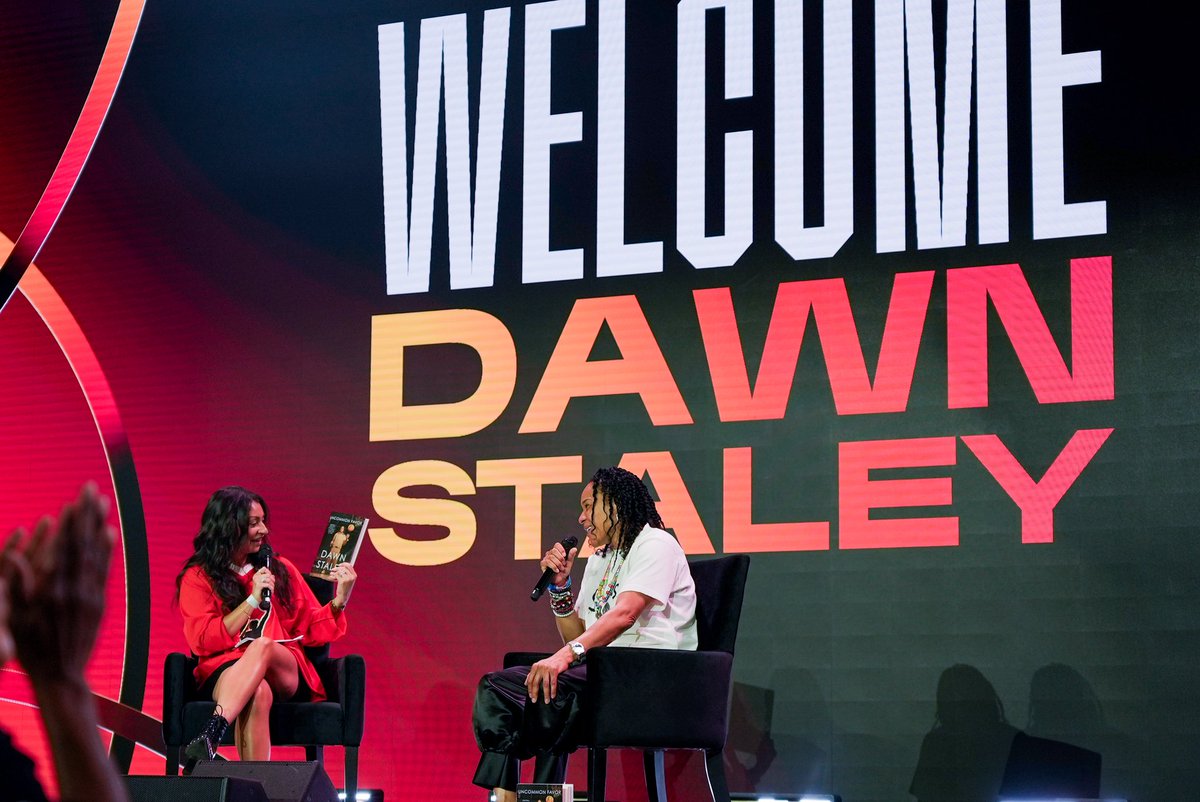 dawnstaley's tweet image. And you know the UNCOMMON FAVOR train had to make a stop at @WNBA All-Star weekend! Thank you all for the love and support. Saw a lot of raised hands that haven’t read UNCOMMON FAVOR yet…it is not too late to get your hands on yours! 🥰🥰