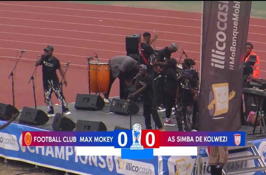 Still goalless in the Congo Cup final.