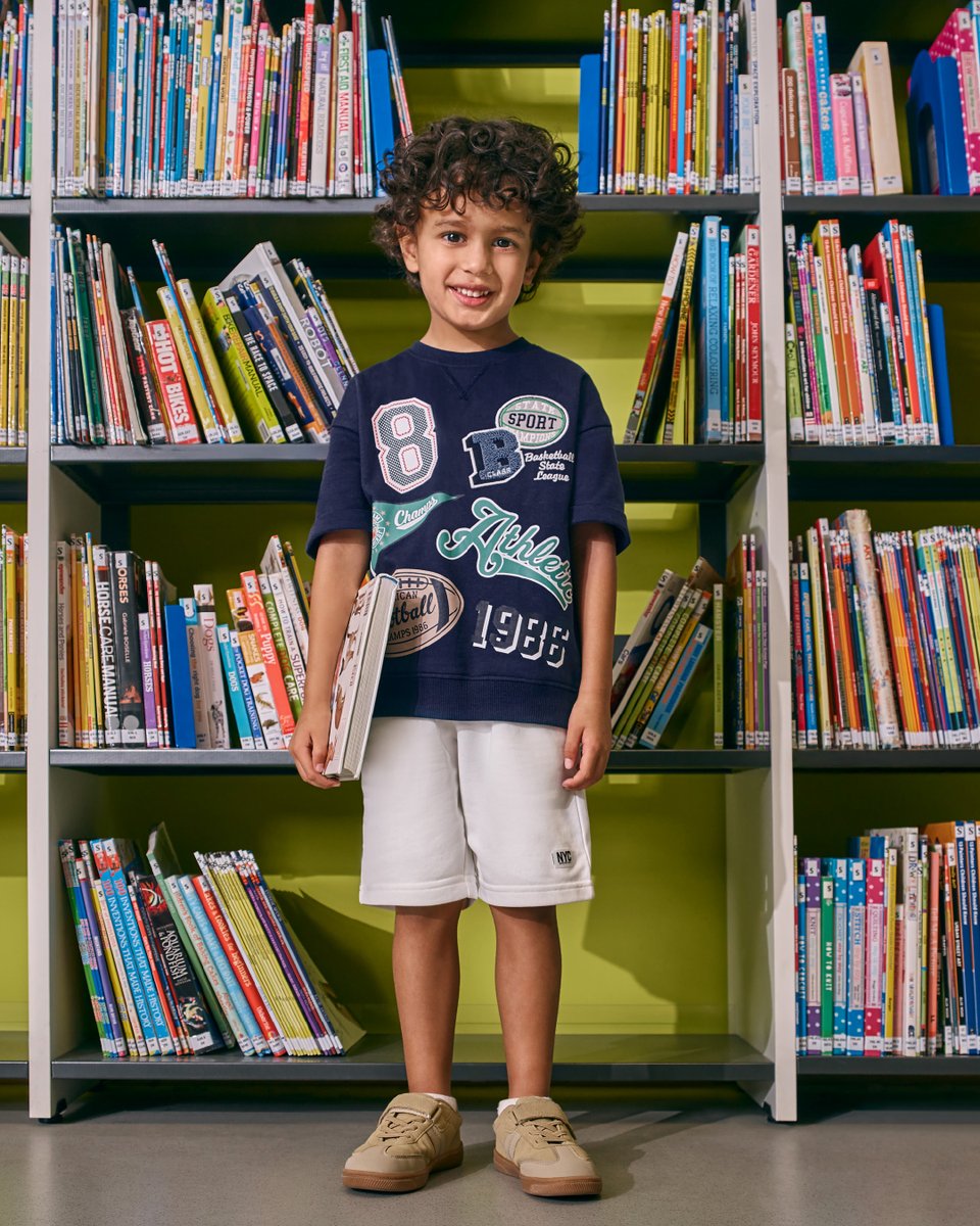 maxfashionMENA's tweet image. School day, but make it bold and comfy with our varsity print #BackToCool collection

#MaxFashion #MyMaxStyle #BackToSchool#MaxKids #FirstDayFits #BackpackGoals #MaxSchoolStyle #ClassroomCool #ReadySetSchool #SchoolLooksMaxed